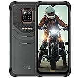 Ulefone Power Armor 14 4G Smartphone ohne Vertrag, 10000 mAh, 20MP + 16MP Kamera, 4GB RAM + 64GB ROM, 6,52-Zoll-HD+, Android 11 IP68 Outdoor Simlockfreie Handys Kabelloses Laden NFC