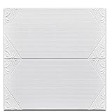 Milter Schaumstoff-weicher TV-Hintergrund für Schlafzimmer, Dekoration, selbstklebend, 3D-Stereo-Wandaufkleber, Wandtapeten, Sterne, glänzender Ziegelstein, weiß,