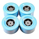 Fucaiqian. 2ST Skateboard Longboard-Rad 90 * 52mm 78A Lager Eingeschlossen DIY Elektro-Skateboard (Color : Blue)