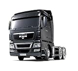 TAMIYA 300056325 1:14 RC LKW Man TGX 26.540 XLX 6x4 3Achs,