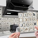 10Pcs 3D-Mosaik-Kristall-Küchenfliesen-Aufkleber Für Wände Peel And Stick Diy Wasserdichte Selbstklebende Fliesenaufkleber Bodenaufkleber-15 * 15 C