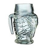 6 Stück Gehörntes Bock Henkelglas Kozel 0,5 l Halbliter Glas Bierglas Humpen Seidel Gläser T