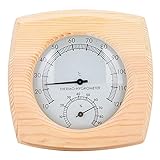Changor Sauna Zimmer Thermometer, Digital mit Fichte Hölzern Stark und Robust zum Sauna Z