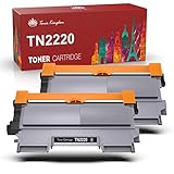 Toner Kingdom Kompatibel Tonerkartusche als Ersatz für Brother TN2220 für MFC-7360N DCP-7055 HL-2130 HL-2135W MFC-7460DN HL-2250DN HL-2240 DCP-7065DN DCP-7060D FAX-2840 DCP-7070DW (Schwarz, 2 Pack)