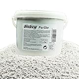 Hubey Perlite für Pflanzen - 6l Eimer - Drainagelage - Sauerstoffspeicher, Feuchtigkeitsspeicher - Bodenverb