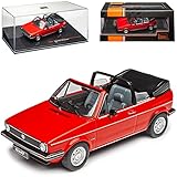 Ixo Volkwagen Golf I Cabrio Rot 1979-1993 1/43 Modell M