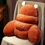 quwewn Lesekissen Dreidimensionale PP-Baumwolle Nachttisch-Rückenkissen Waschbare Flauschige Kissen Geeignet Zum Lesen Fernsehen Schwangere Frau,E