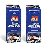 ILODA 2X 250ml Dr. Wack A1 Speed Polish, Autopolitur für alle Lacke mit Carnauba-Wachs für Lack-Versiegelung bis 3 Monate, Politur für Auto, Lack