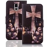 numerva Handyhülle kompatibel mit Huawei Ascend Y530 Hülle [Kruzifix Muster] Case Ascend Y530 Handy