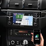 DYNAVIN Navigation Radio für BMW 3er E46, 7 Zoll Autoradio mit Bluetooth, Inkl. DAB+, USB, Kompatibel mit Carplay und Android Auto: N7-E46 Flex