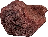 sera Rock Red Lava L 16 - 23 cm - Dunkelroter Lavastein mit poröser Ob