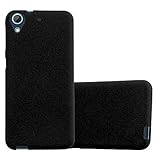 Cadorabo Hülle für HTC Desire 626G in Frost SCHWARZ - Handyhülle aus flexiblem TPU Silikon - Silikonhülle Schutzhülle Ultra Slim Soft Back Cover Case Bump