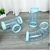 Onsinic 1set Frettchen Tunnel Pet Pipeline Hamster Meerschweinchen Tunnel Käfigzubehör Pet Supplies 11cm Gelegentliche Farb