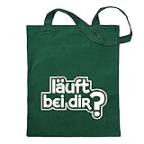 Kiwistar Läuft bei dir? Design 2 Tragetasche Baumwolltasche Stoffbeutel Umhängetasche Langer Henk