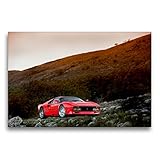 CALVENDO Premium Textil-Leinwand 75 x 50 cm Quer-Format Ferrari 288 GTO, Leinwanddruck von Stefan BAU