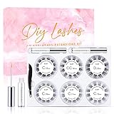 Lanciley Wimpern Einzeln für Wimpernverlängerung DIY Wimpernbüschel Cluster-Wimpern Individuelle Falsche Wimpern C D Curl Wimpernextensions Volumen Wimpern 0.07mm C CC D Curl 10-15