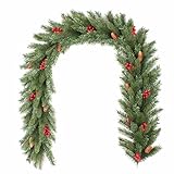 Creativery Tannengirlande künstlich ca.30cm x 1.8m Innen Außen Soft Spritzguss Kiefernadeln Weihnachtsg
