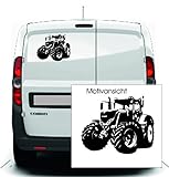 KFZ Aufkleber - 'Fendt 900' Traktoren; Landmaschinen // Autoaufkleber Farben- und Größenwahl (Schwarz - 250 mm x 210 mm)