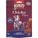 Rinti Chicko Käsewürfel mit Ente | 12x 80g Hundesnack