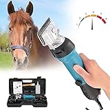 CFLDSG Horse-Pflegen-Kit, elektrische Pferdehitze/Schafschere, tragbare Pferde-Klipper, benutzt für Ziege, Alpaka, Lama, dickhaariges Tier, Bauernhof-Tier-Haustier-Klipp