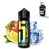 5 Elements Aroma Lemon Peach Ice - Shake-and-Vape - Zum Mischen mit Basisliquid für E-Liquid - 10 ml - Plus 100ml Basisliquid von ArmyJuice 50VG/50PG (Für das direkte anmischen des Liquids)