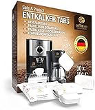 Coffeeano 30x Entkalkungstabletten XL für Kaffeevollautomaten und Kaffeemaschinen. Entkalkungs-Tabs kompatibel mit Jura, Siemens, Krups, Bosch, Miele, Melitta, WMF