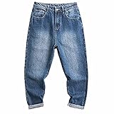 NP Herbst Jeans Männliche Lose Hosen Große Kleid, blau, 46