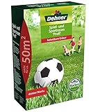 Dehner Rasen-Saatgut, Spiel- und Sportrasen Profi, 1.25 kg, für ca. 50