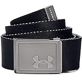 Under Armour Jungen Webbing 2.0 Gürtel, Schwarz/Zinc Gray/Silver (002), One S