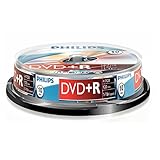 Philips DVD+R Rohlinge (4.7 GB Data/ 120 Minuten Video, 16x High Speed Aufnahme, 10er Spindel)