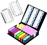 Markierungsbox inkl. 5 x Rissbreitenlineal | Gutachter Ausrüstung | Sachverständiger| Magnet Lineal für Kfz Wertermittler | Spaltmaß Risslineal & Messwerkzeuge für Immobilienbewertung | Wertg