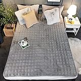 DTDD Baumwolle Flauschige Beauty Queen-Size-Matratzenauflage, verdicken Faltbare Queen-Size-Matratze Atmungsaktive Futon-Tatami-Queen-Size-Matratze Pad Spa-Massage-Bodenmatte,180x200cm (180x200