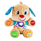 Fisher-Price FPM50 - Lernspaß Hündchen, deutschsprachig, Babyspielzeug ab 6 M