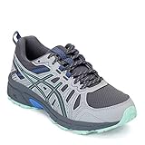 Asics Damen-Laufschuhe Gel-Venture 7, Grau (Blech Rock/Ice Mint), 39.5 EU