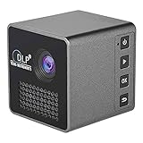 OKMJ Wireless Pocket DLP Wi-Fi Mini Heimkino Projektor 15 Lumen LCD Tragbare Pocket Projector TF Karteneingabe 1080P HD Overhead Projektor, Home Micro Projek