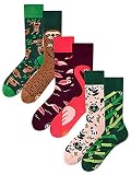 Many Mornings Unisex Socken Faultier Panda Flamingo - 3er Pack - 35-38