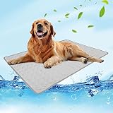 NIBESSER Kühlmatte für Hunde Selbst Kühlende Hundematte Sommer Kühlkissen wasserdichte rutschfeste hundematte für Zuhause Unterweg