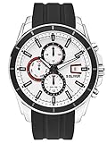 s.Oliver Herren Multi Zifferblatt Quarz Uhr mit Silikon Armband SO-3756-PM