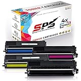 SPS 4er Set Kompatibel Tonerkartuschen Ersatz für Brother TN325BK TN325C TN325Y TN325M Toner DCP9055CDN HL4140CN HL4150CDN MFC9460CDN MFC9465CDN MFC9970CDW Schwarz Cyan Magenta Gelb(TN325 Toner Set)