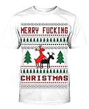 Merry Fucking Christmas T-Shirt Fun Shirt Weihnachten X-Mas Geschenk Lustig