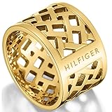 Tommy Hilfiger Damen - Ring 333 Gelbgold Emaille 40 cm - 2700750B