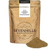 Sevenhills Wholefoods Bio 7 Pilz Pulver Mischung 100g, Reishi, Chaga, Shiitake, Maitake, Löwenmähne, Cordyceps & T