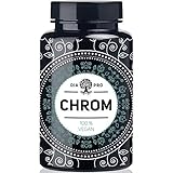 DiaPro® Chrom Hochdosierte Chrom-Tabletten mit 200 mcg Chrom pro Tablette zur Aufrecht­erhaltung eines normalen Blutzuckerspiegels aus Chrom-Picolinat 365 Stück Jahresvorrat 100% Vegan Laborgeprü