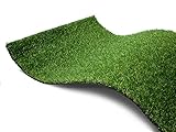 Kunstrasen Rasen-Teppich Meterware - CAMELLIA, 2,00m x 0,50m, Hochwertiger, UV-Beständiger, Wasserdurchlässiger Outdoor Bodenbelag für Balkon und T