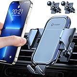 andobil Handyhalterung Auto Lüftung Upgrade mit 2 Neue Lüftungsclips [ Stabilität auf einem neuen Level ] KFZ Handyhalter 360° Drehbar Autohalterung für iPhone 13/12/11 Pro Max Samsung S21/20/10 usw