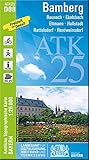 ATK25-D08 Bamberg (Amtliche Topographische Karte 1:25000): Baunach, Ebelsbach, Eltmann, Hallstadt, Rattelsdorf, Rentweinsdorf, Haßberge (ATK25 Amtliche Topographische Karte 1:25000 Bayern)