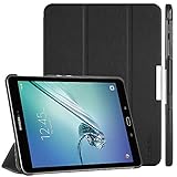 EasyAcc Samsung Galaxy Tab S2 9.7 Hülle, Ultra Dünn Case mit Standfunktion/Auto Wake up/Sleep Funktion PU Leder Hüllen für Samsung Galaxy Tab S2 9.7 Zoll (T810/ T813/ T815/ T819) Schw