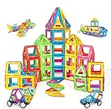 Condis Magnetische Bausteine 120 Teile Magnetspielzeug Magnete Kinder Magnetbausteine Magnet Spielzeug Kinder Magnetspiele für Kinder Kinderspielzeug Puzzle Geschenk ab 3 4 5 6 7 8 Jahre Junge M