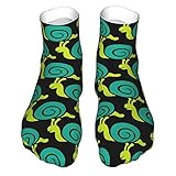 ZCHW Grüne Schnecken Unisex Elastic Compression Socks Atmungsaktive Sportarten Warme Mittlere Strümpfe 30CM