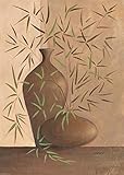 LEINWANDBILD-auf-GERAHMTE-RAHMEN Moderne Farben VI Dahlke Izabella - Blumen vertikale Leinwandbilder im Holzrahmen cm_125_X_89